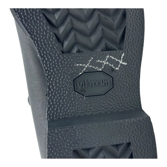 Vtg Addison Shoe Co Black Safety Work Boots Men's Sz 14R NWT Punk Grunge Police - Picture 11 of 12